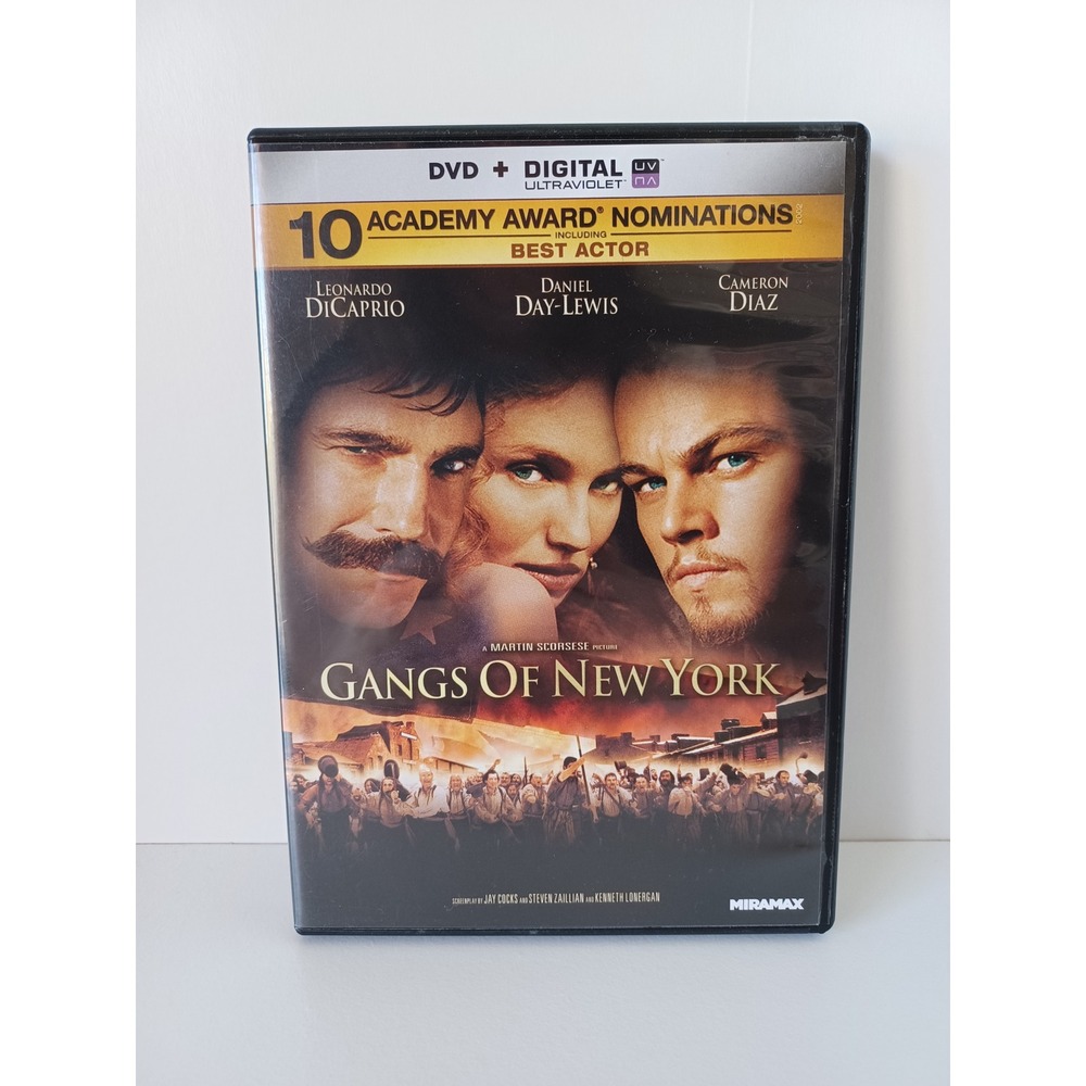 Gangs Of New York On DVD Drama Movie With Bonus Material DVD Entertainment Media